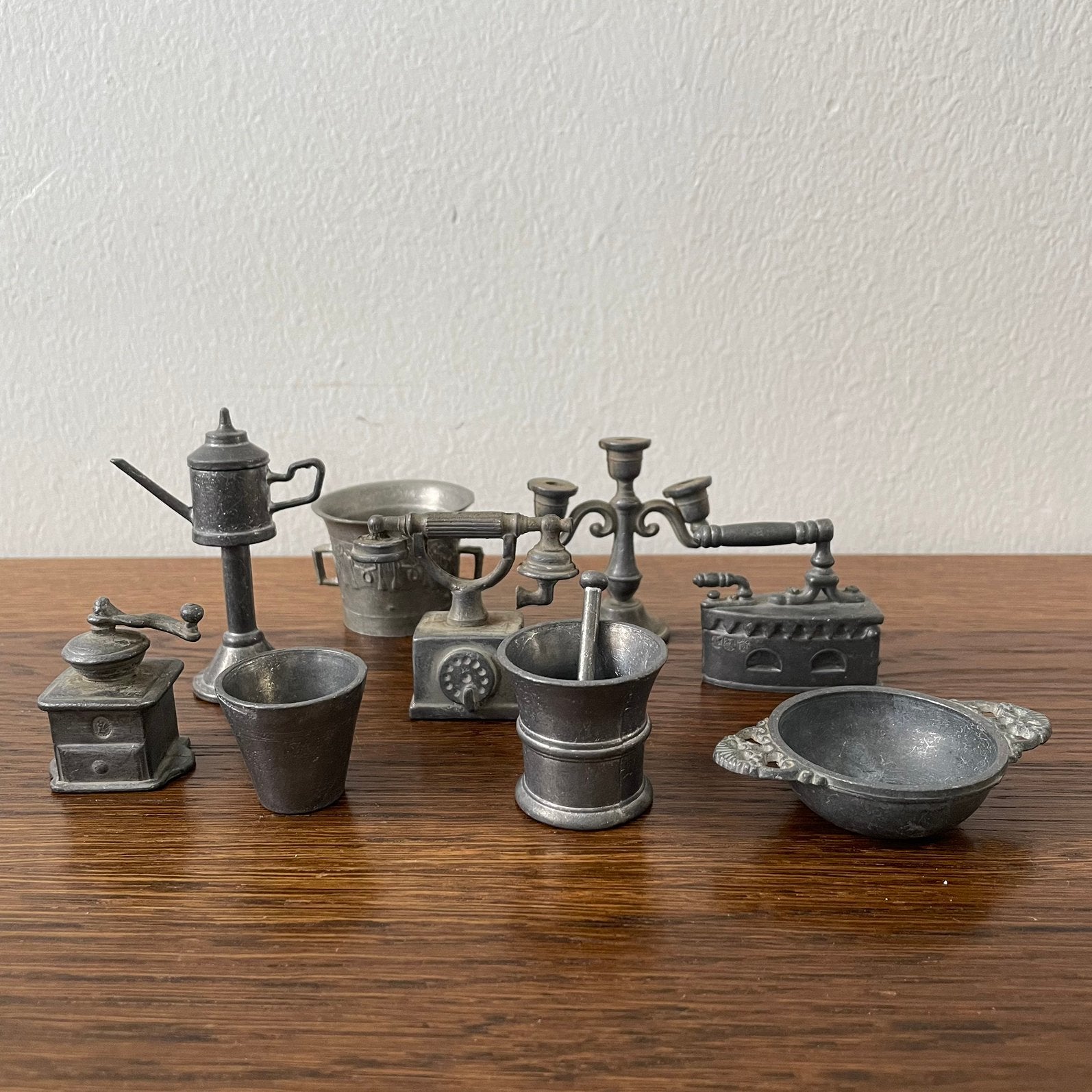 Miniatuur verzamel items, 9 stuks, Ophalen of Verzenden