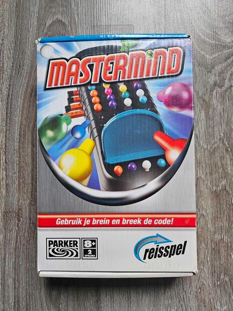 Mastermind reiseditie, Hobby en Vrije tijd, Gezelschapsspellen | Overige, Ophalen of Verzenden, Zo goed als nieuw