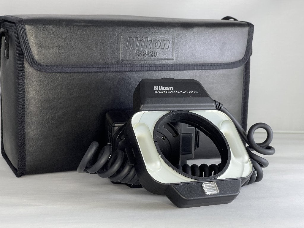 Nikon Macro Speedlight SB-29 ringflits, Audio, Tv en Foto, Fotografie | Flitsers, Nikon, Inclusief tas/hoes, Ophalen of Verzenden