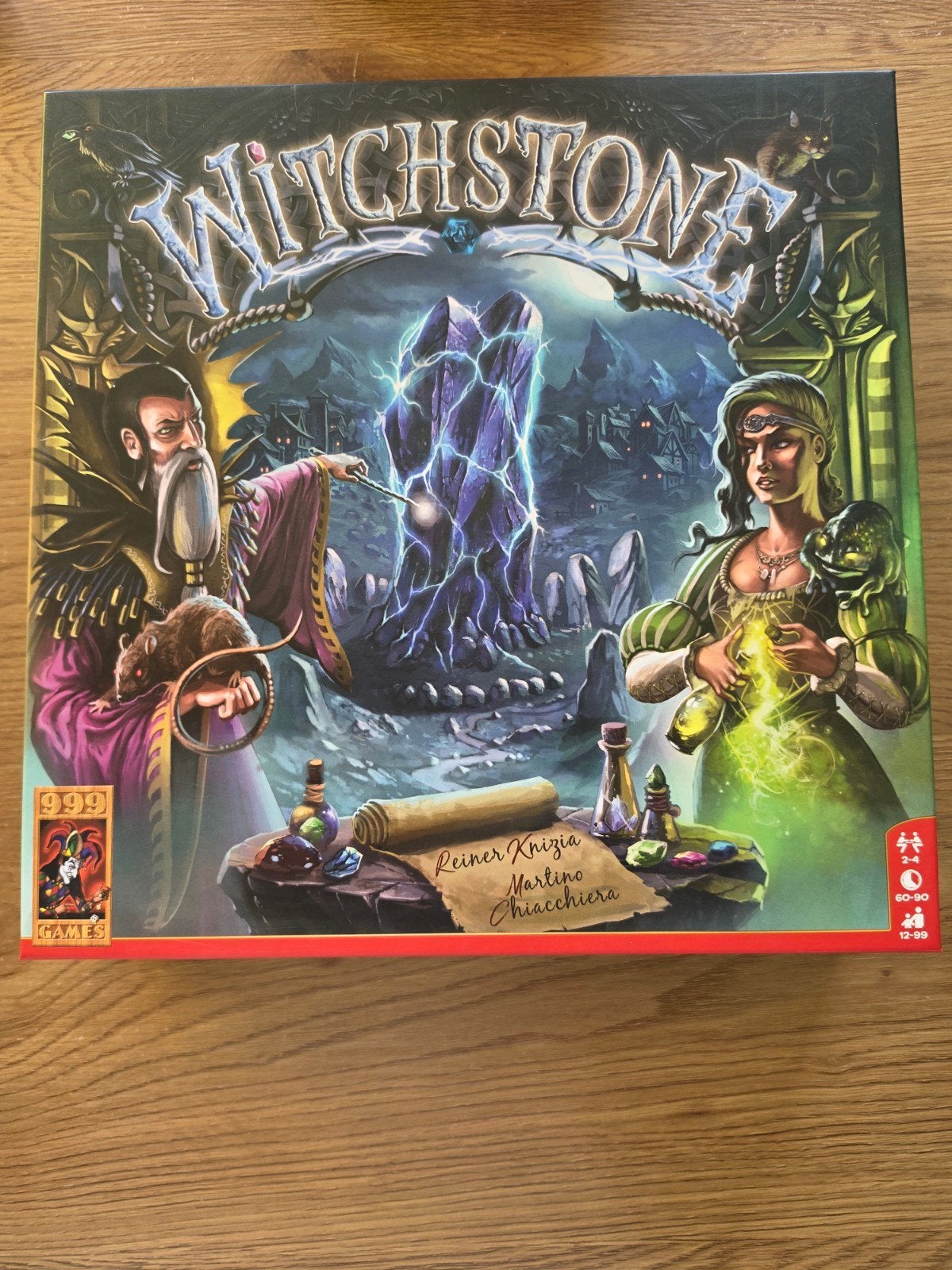 Nieuw Witchstone Bordspel - Strategisch en Magisch, Drie of vier spelers, Ophalen of Verzenden, Nieuw