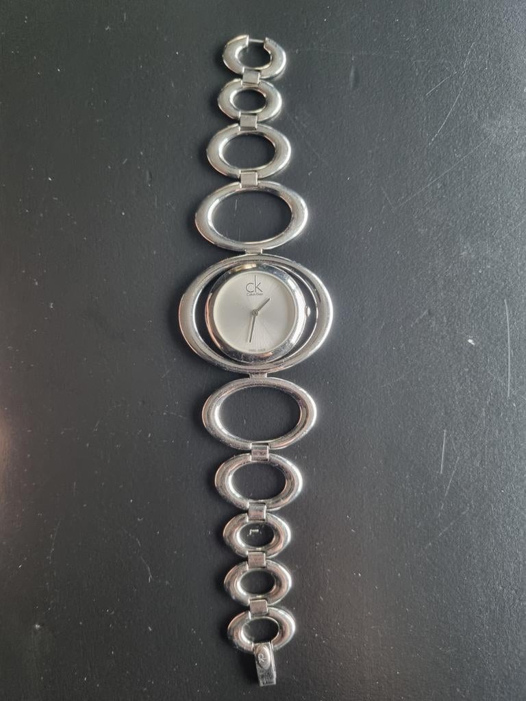 Calvin Klein horloge, Sieraden, Tassen en Uiterlijk, Horloges | Dames, Ophalen of Verzenden, Zo goed als nieuw, Staal, Overige merken