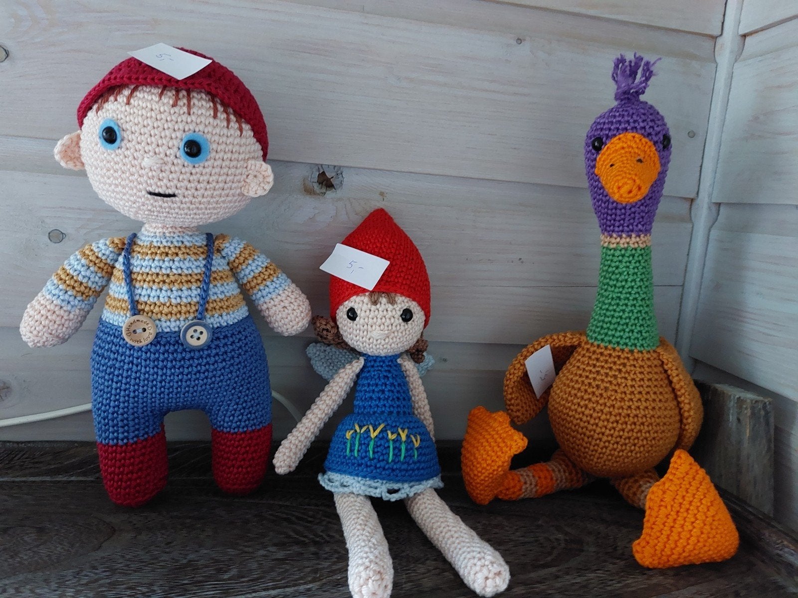 diverse gehaakte knuffels, Ophalen of Verzenden, Nieuw, Overige typen