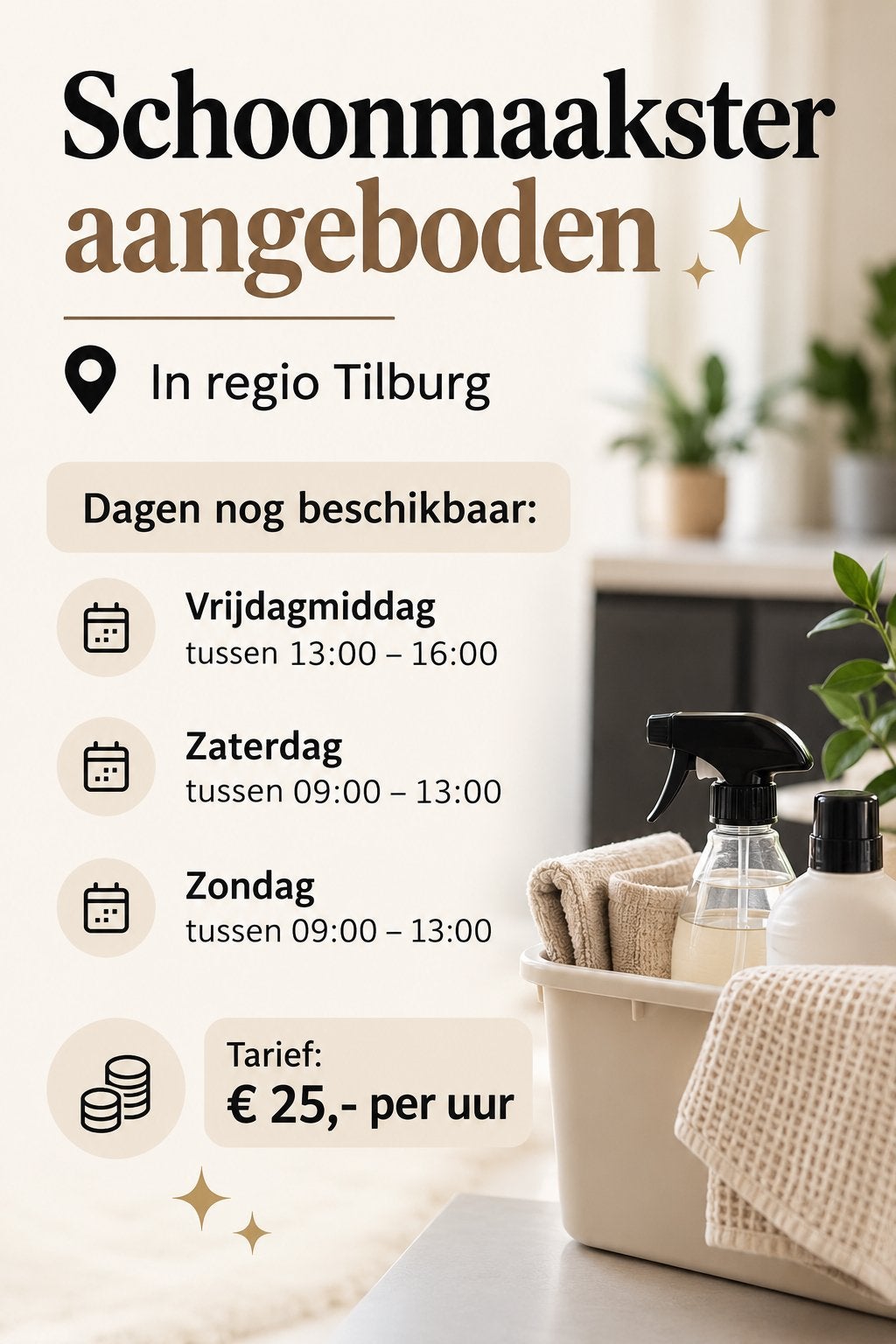 Schoonmaakster