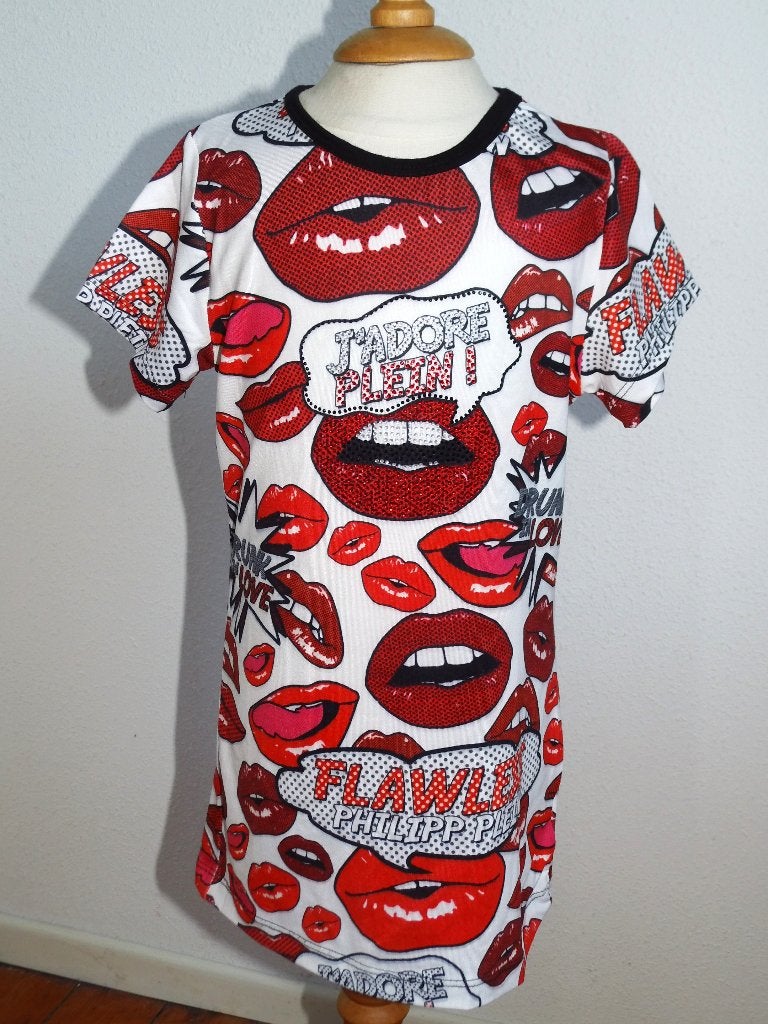 mooie Philipp Plein jurk J'adore Plein maat 110, Philipp Plein, Meisje, Ophalen of Verzenden, Zo goed als nieuw