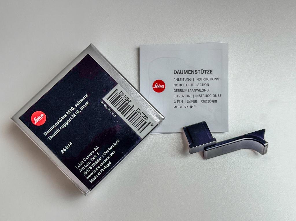 Leica Thumb Support M10 zwart, Ophalen, Zo goed als nieuw, Overige typen