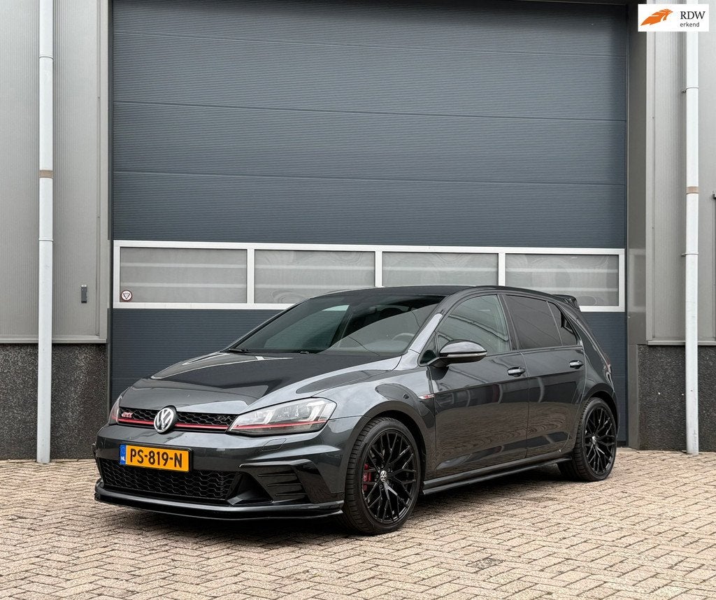 Volkswagen Golf 2.0 TSI GTI Clubsport bj.2017 Navi|DSG|Leder, Gebruikt, 4 cilinders, Zwart, Bedrijf