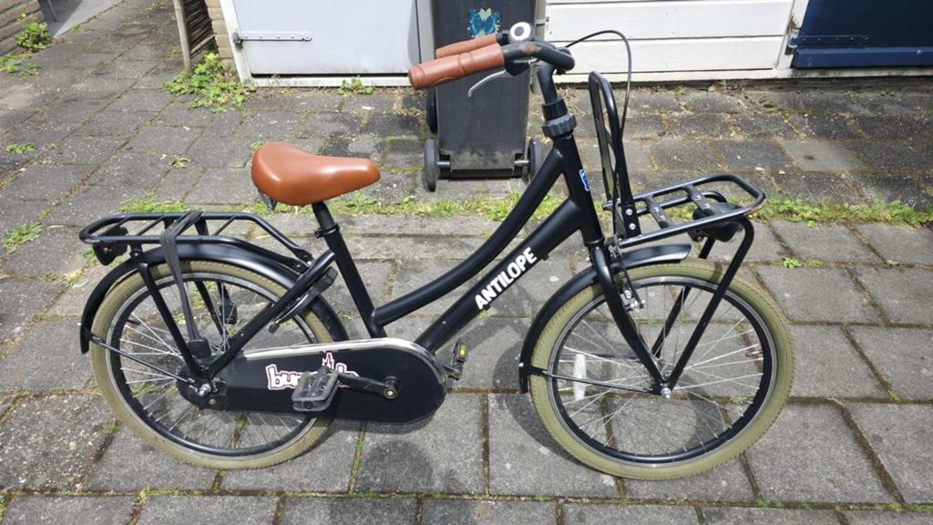 22 inch kinderfiets Antilope, 7-9 jaar, zwart, Fietsen en Brommers, Gebruikt, Ophalen of Verzenden, Antilope, Terugtraprem