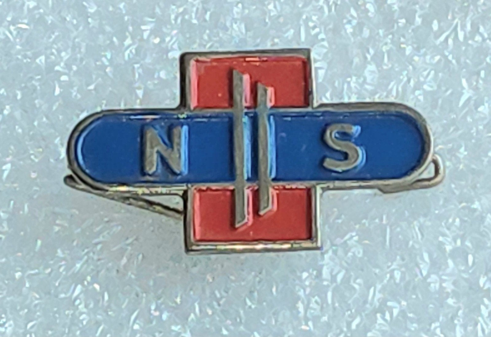 Vintage NS Speldje Nederlandse Spoorwegen, Verzamelen, Ophalen of Verzenden, Gebruikt, Overige onderwerpen, Speldje of Pin