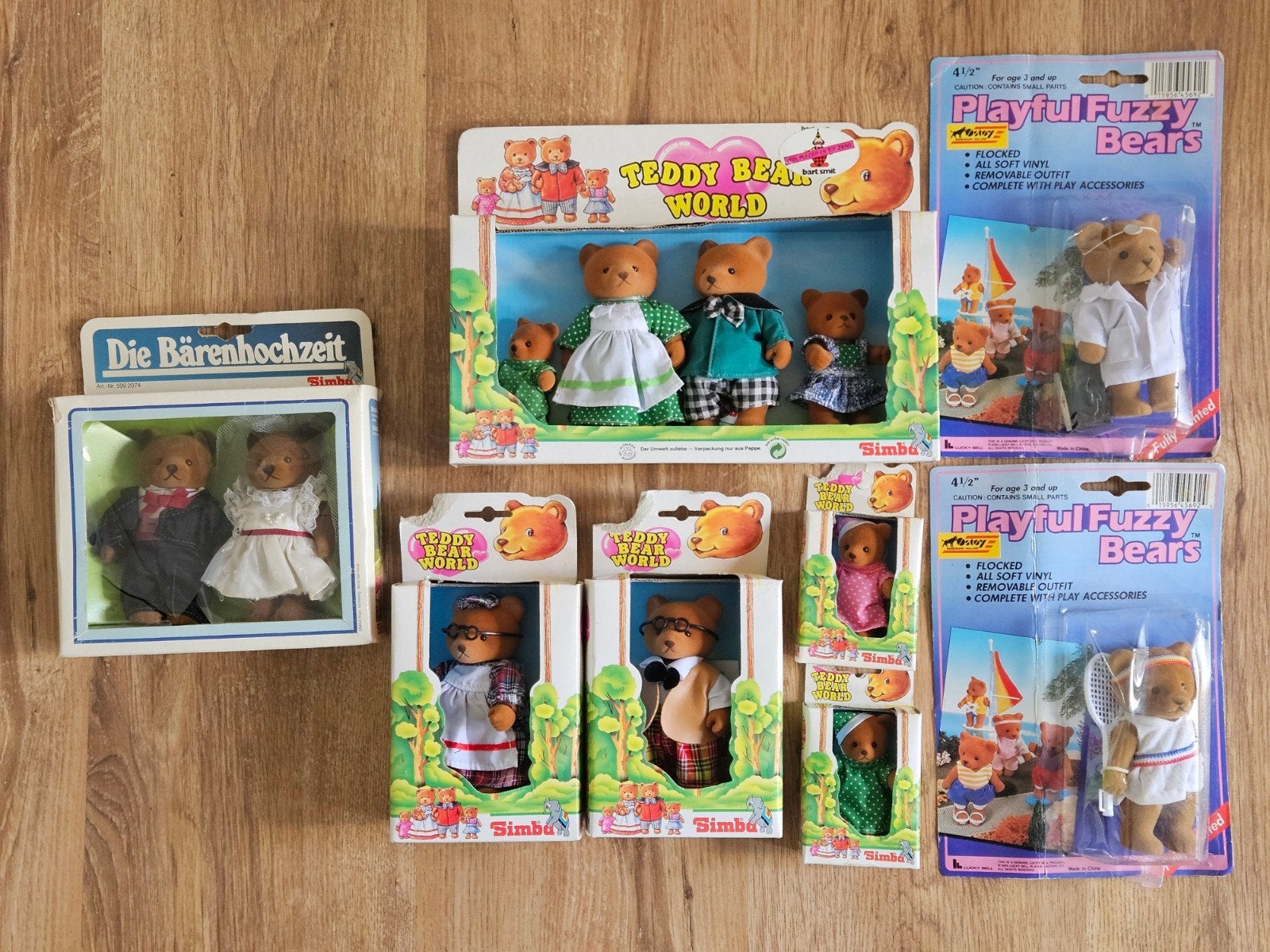 Zeldzame Vintage Teddy Bear World Collectie Z.G.A.N., Verzamelen, Ophalen of Verzenden, Zo goed als nieuw, Beeldje, Overige merken