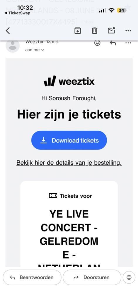 2 Kanye tickets 8 juni, Tickets en Kaartjes, Kortingen en Cadeaubonnen, Twee personen, Overige soorten, Overige typen