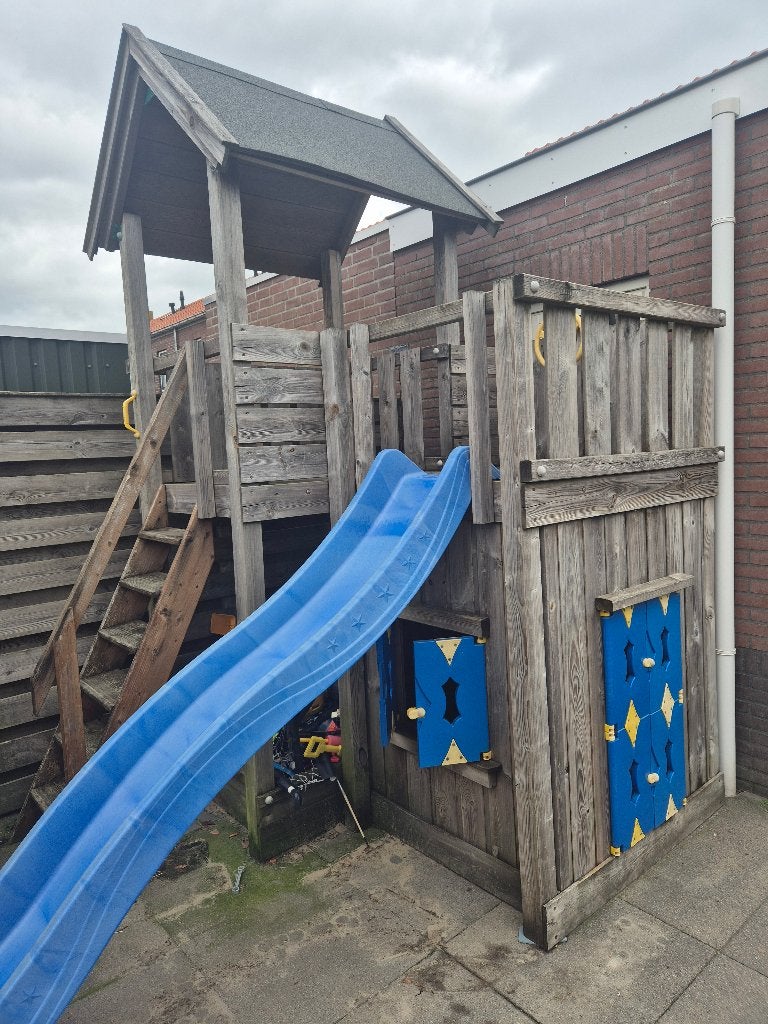 Speelhuis met zandbak, Ophalen, Gebruikt, Zandbak