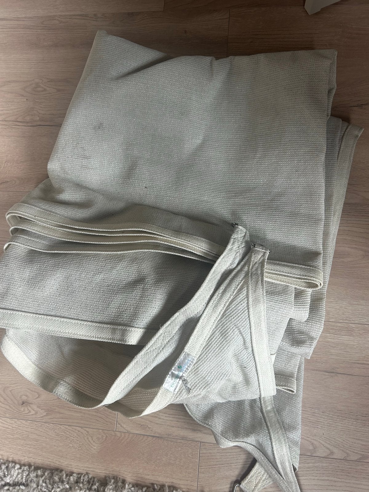 Luxe Schaduwdoek Crème 2,5x5m - Buitenkado, Ophalen of Verzenden, Zo goed als nieuw