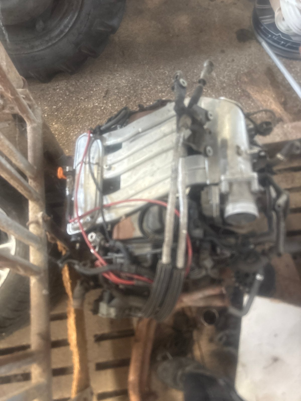 VR5 motorblok met bak en donorblok, kabelboom en ECU, Ophalen, Gebruikt, Volkswagen