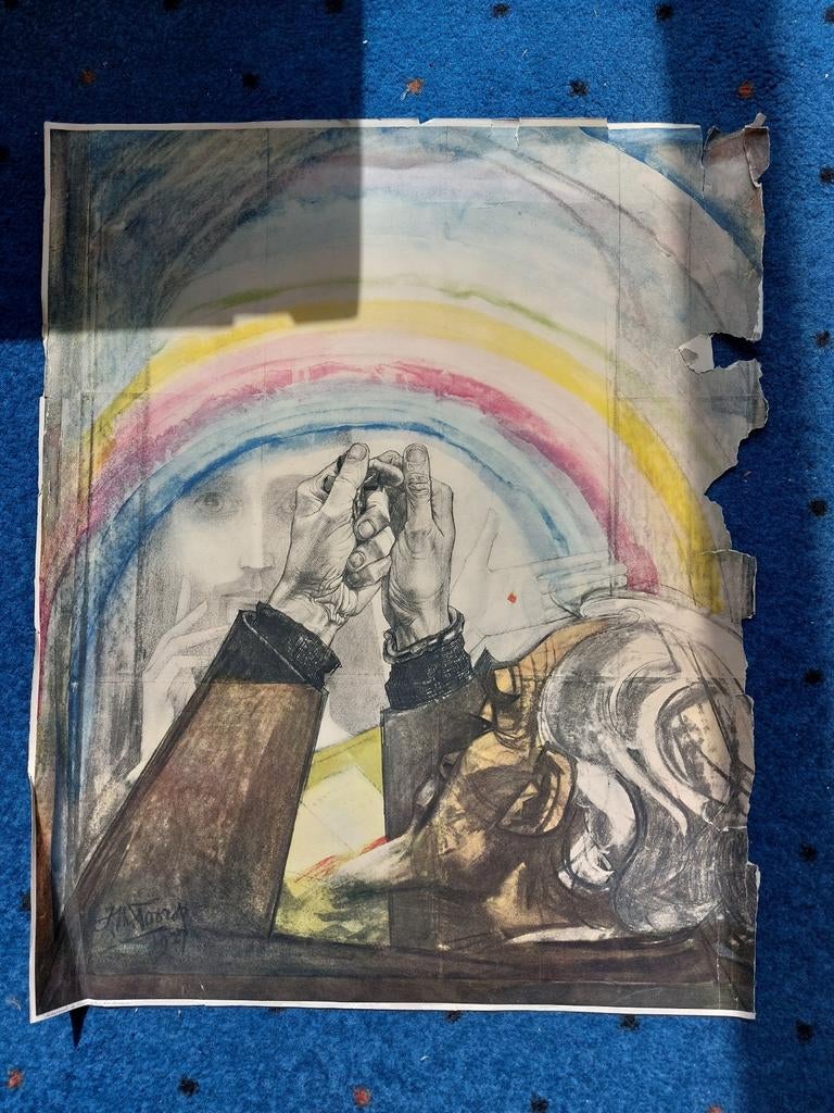 Jan Toorop HET LAATSTE GEBED, Ophalen