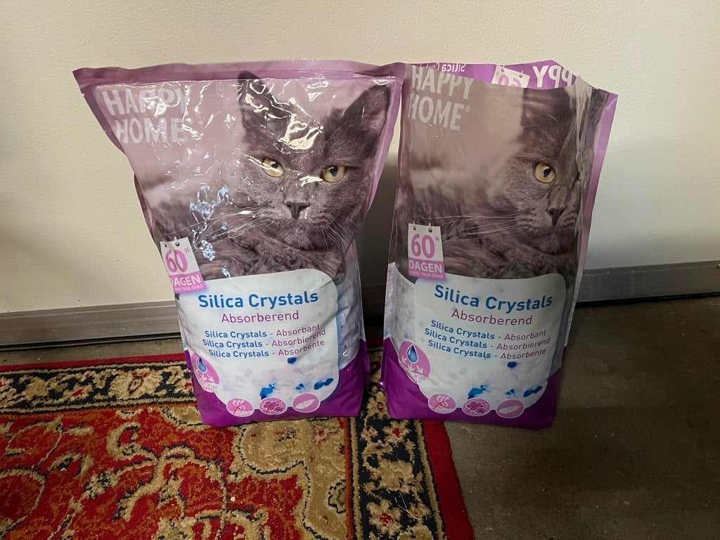 Silica Crystals kattenbakvulling, Ophalen, Nieuw, Gesloten