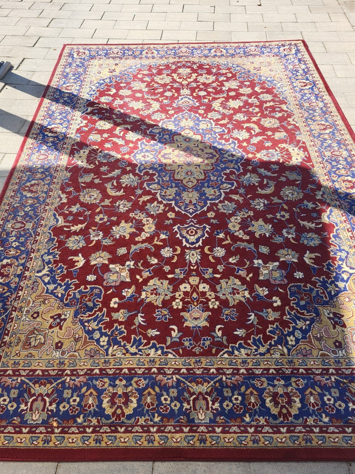 Groot Ikea Vloerkleed 3x2m - Gratis af Te Halen, Ophalen, Gebruikt, Blauw, 200 cm of meer