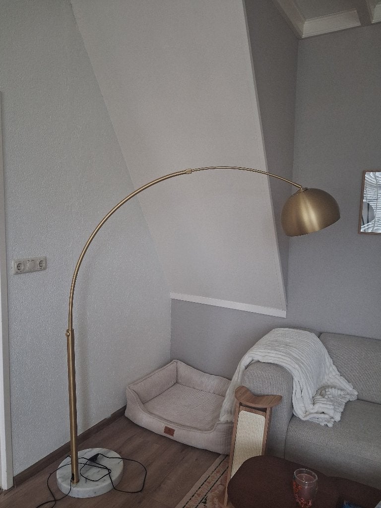 Staande booglamp, Ophalen, Zo goed als nieuw, 150 tot 200 cm