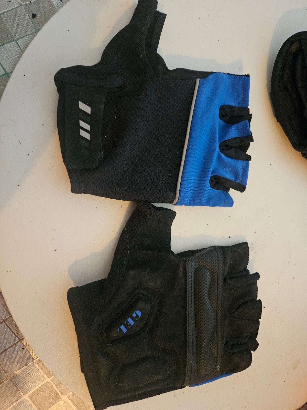 Fietshandschoenen zgan blauw, Ophalen, Zo goed als nieuw, Bovenkleding
