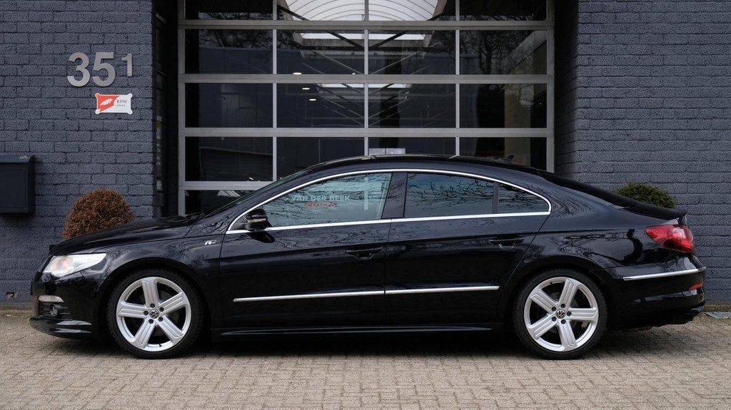 Volkswagen Passat CC 2.0 TSI 4p. 211PK R-Line ACC|DCC|NAVI, Zwart, 4 cilinders, 1984 cc, Zwart