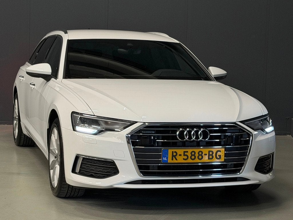 Audi A6 Avant 40 TDI quattro Business edition AUTOMAAT LEDER, Auto's, Audi, Automaat, Gebruikt, 2000 kg, Zwart