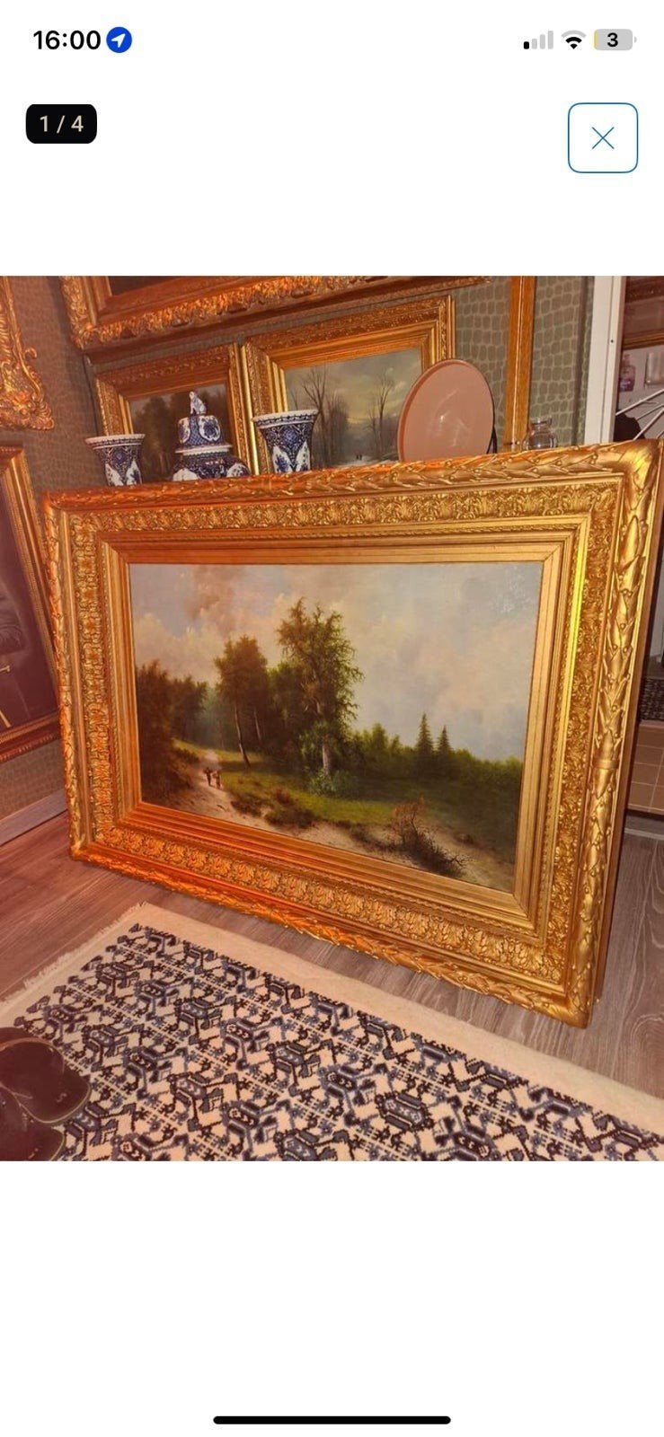 mooi oud schilderij, Antiek en Kunst, Ophalen of Verzenden