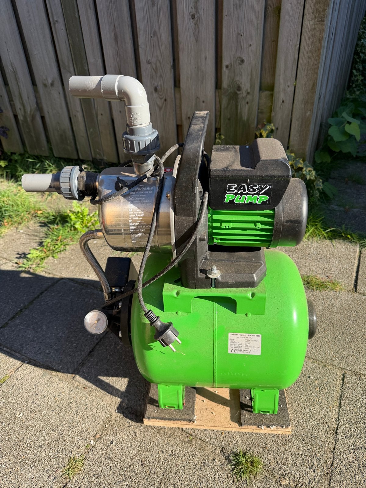 Easy Pump AFC24SB/4 ways Hydrofoorpomp, Ophalen, Gebruikt, Elektrisch, Hydrofoorpomp