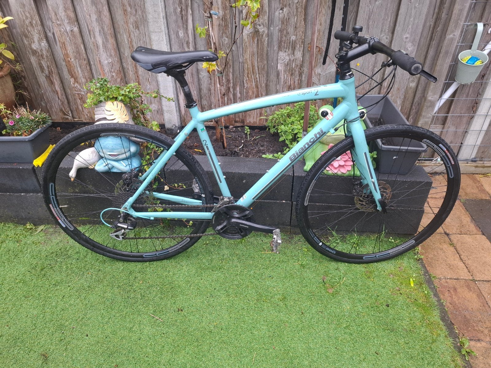 Bianchi, Zo goed als nieuw, Schijfrem, 53 tot 57 cm, Ophalen