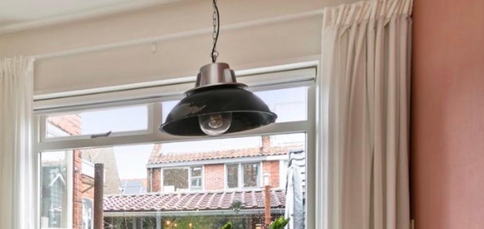 Mooie industiële lamp, Ophalen, Zo goed als nieuw