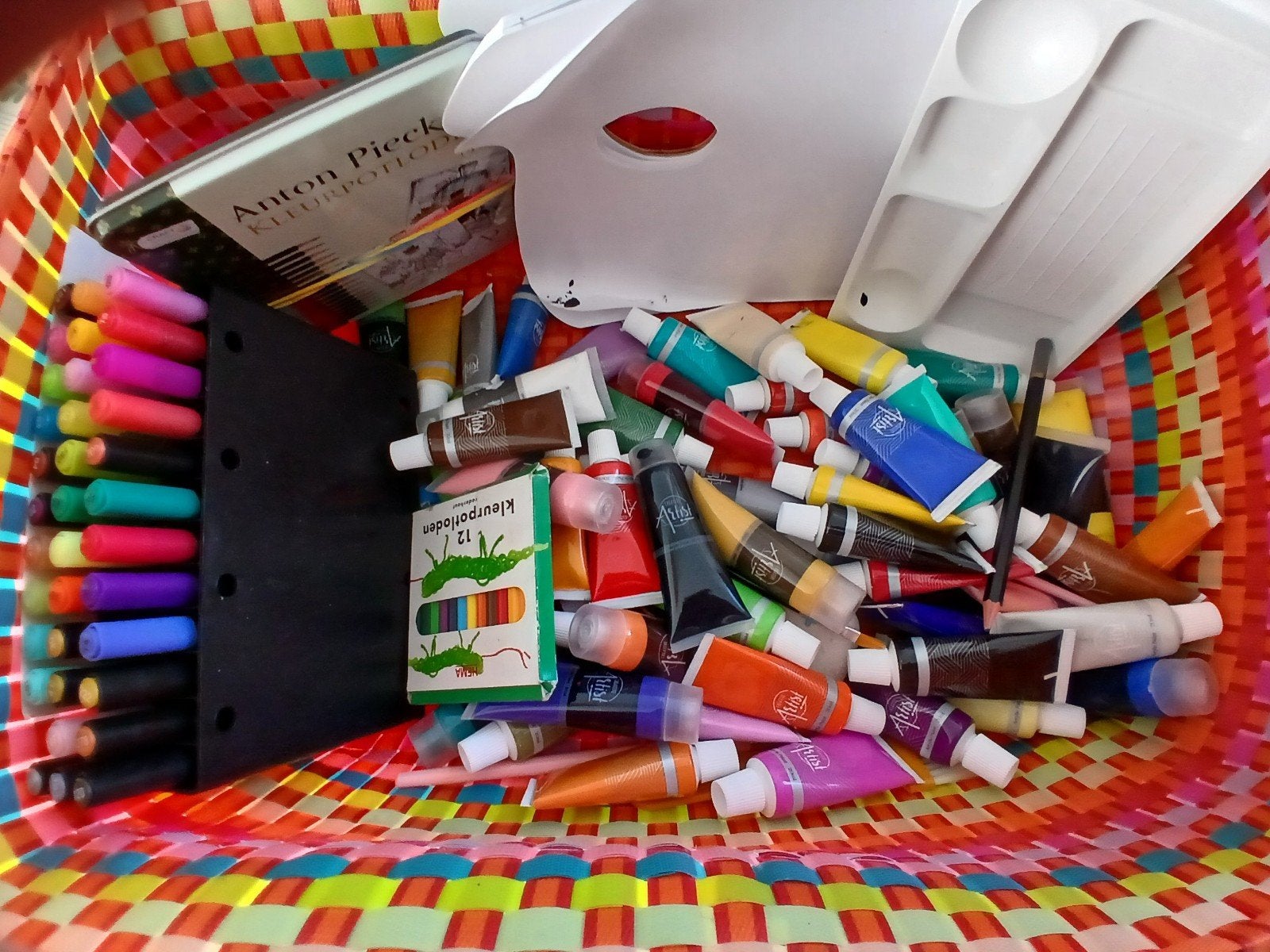 Mega Knutselpakket: Verf, Potloden & Meer!, Ophalen, Nieuw, Acrylverf
