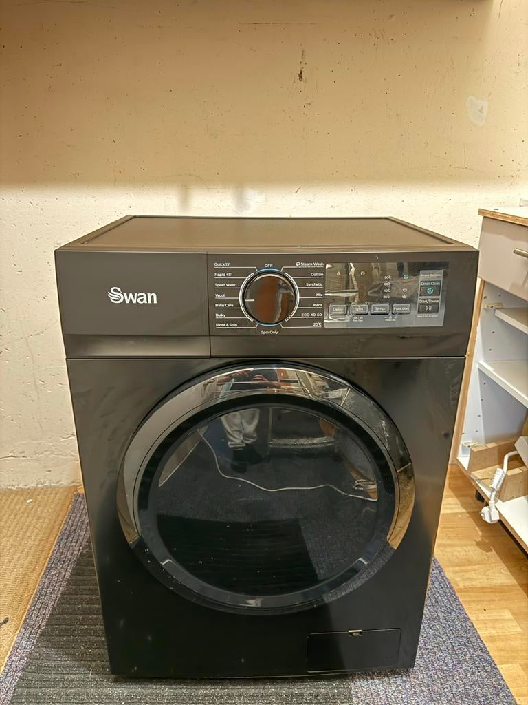 Swan SW75120B Wasmachine energie klasse A!, Witgoed en Apparatuur, Wasmachines, Zo goed als nieuw, Voorlader, 6 tot 8 kg, 85 tot 90 cm
