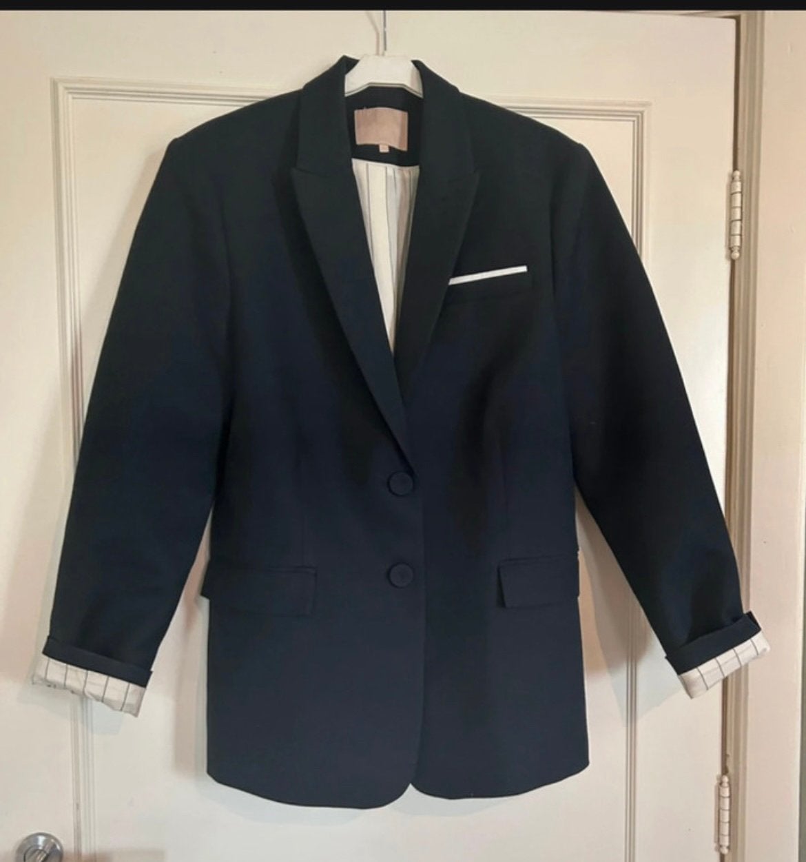 Dark Navy, donkerblauwe JoshV, Josh V boyfriend blazer in S, Ophalen, Blauw, Zo goed als nieuw, Jasje