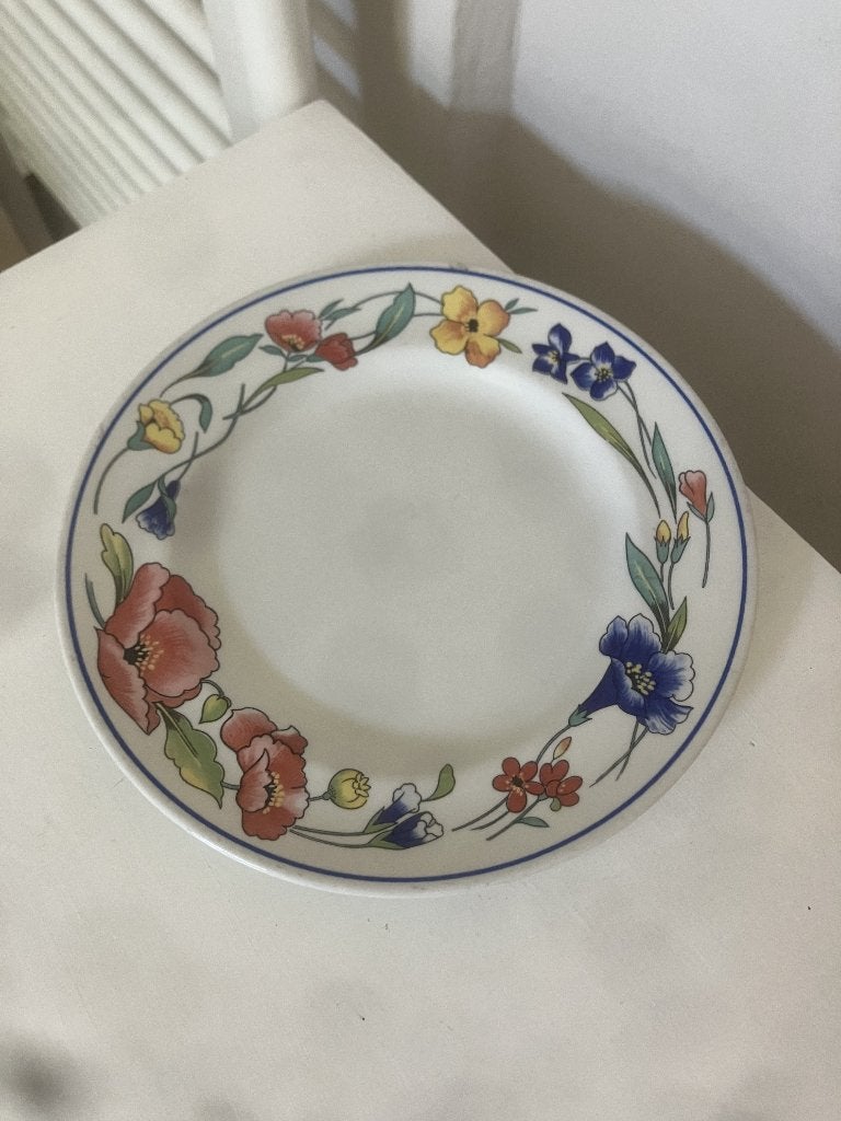 Een vrolijk ontbijtbordje van Wood & Sons, Ophalen of Verzenden, Zo goed als nieuw, Bord(en), Overige stijlen