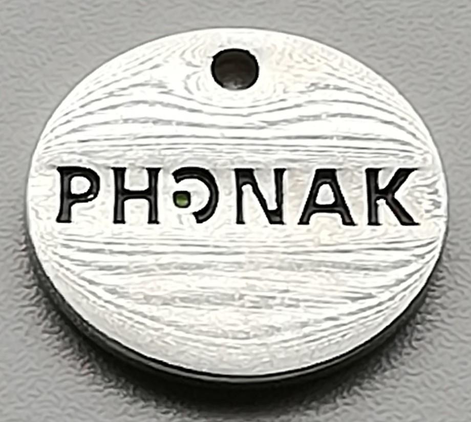 Winkelwagenmuntje Phonak Hoortoestellen, Ophalen of Verzenden