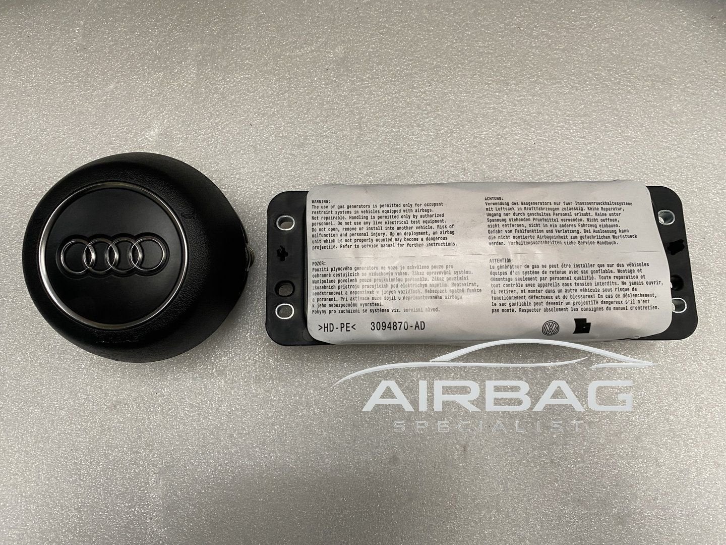 Audi A1 82A airbag set 82A880201G 82A880204D stuur airbag (r, Gebruikt, -, -, Ophalen of Verzenden
