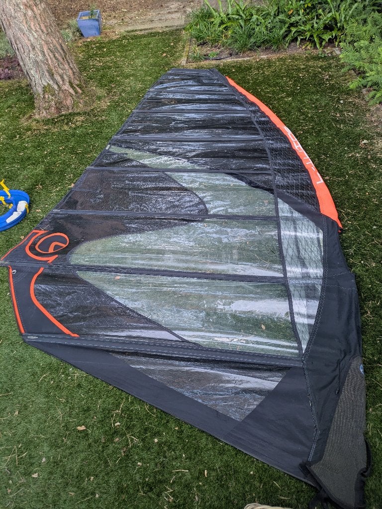 Surfzeilen - let op beschrijving!, Watersport en Boten, Windsurfen, Ophalen, Gebruikt, Zeil, 6.5 m² tot 8 m²