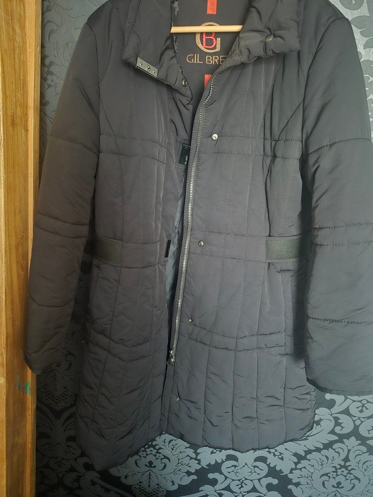 Gil Bret winterjas, Verzenden, Zo goed als nieuw, Maat 42/44 (L), Zwart
