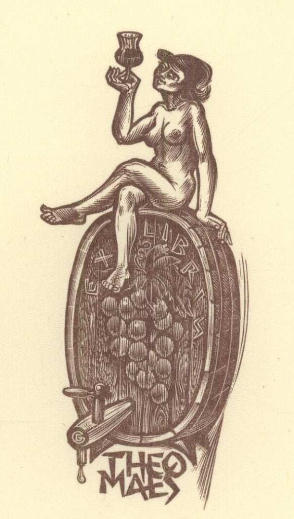 1589 Ex Libris België : Gerard Gaudaen, z.j., Verzenden, Ex libris