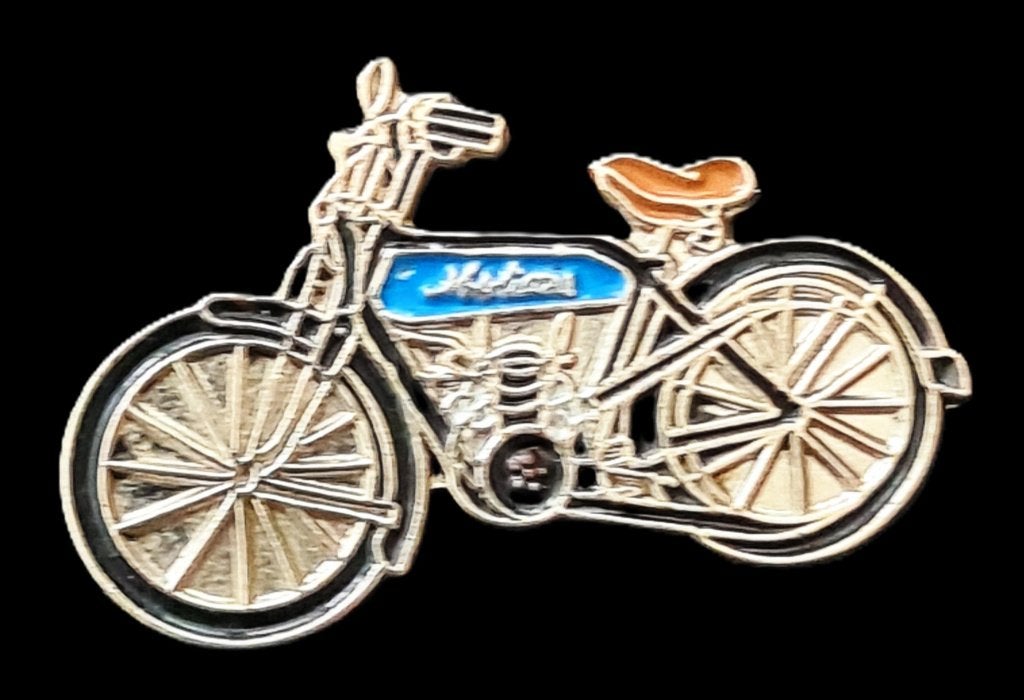 Motobecane pin- blauw gelakt, Verzenden, Nieuw, Transport, Speldje of Pin