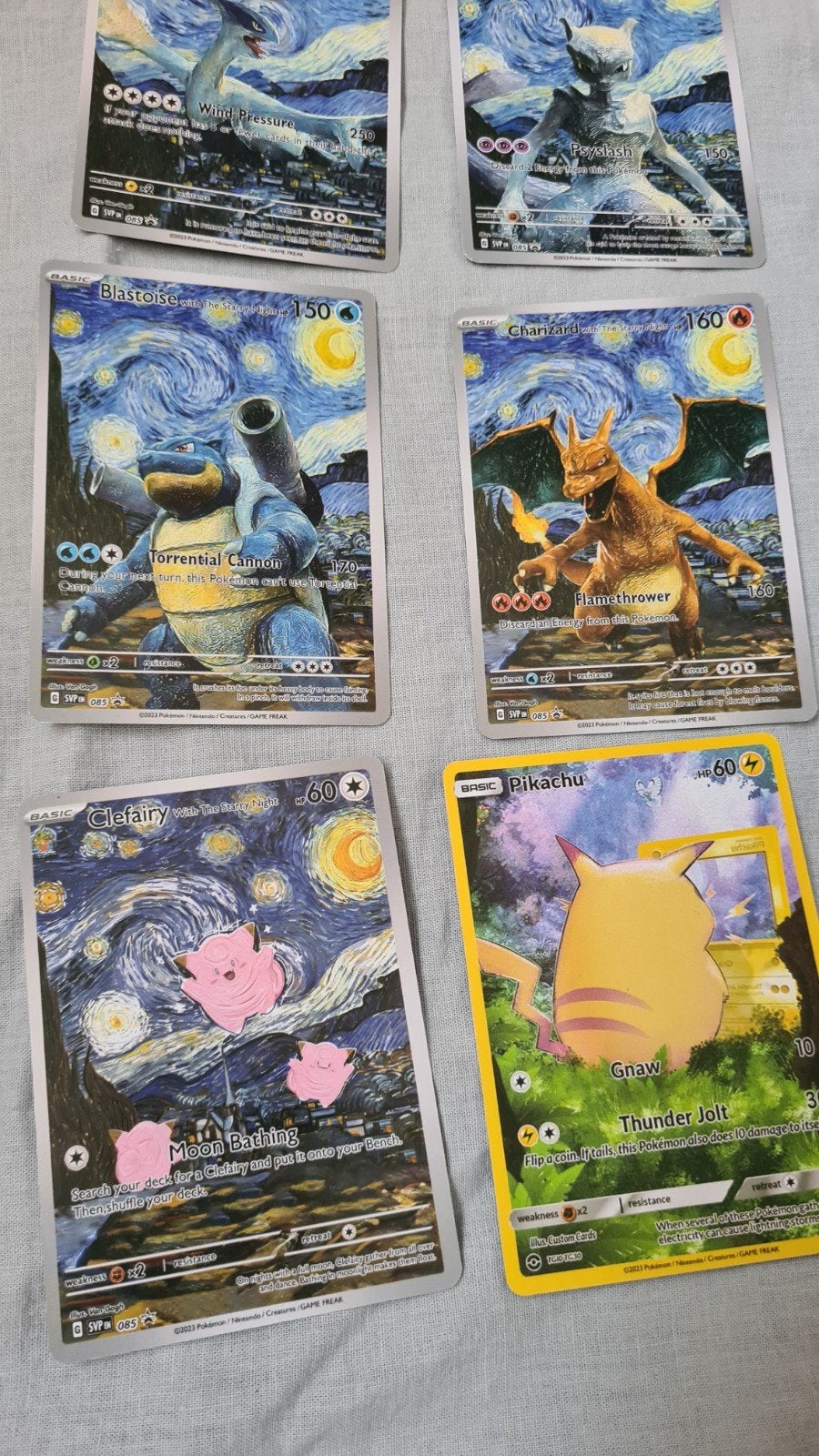 17 custom fan van gogh pokemon kaarten, Hobby en Vrije tijd, Verzamelkaartspellen | Pokémon, Ophalen of Verzenden, Zo goed als nieuw