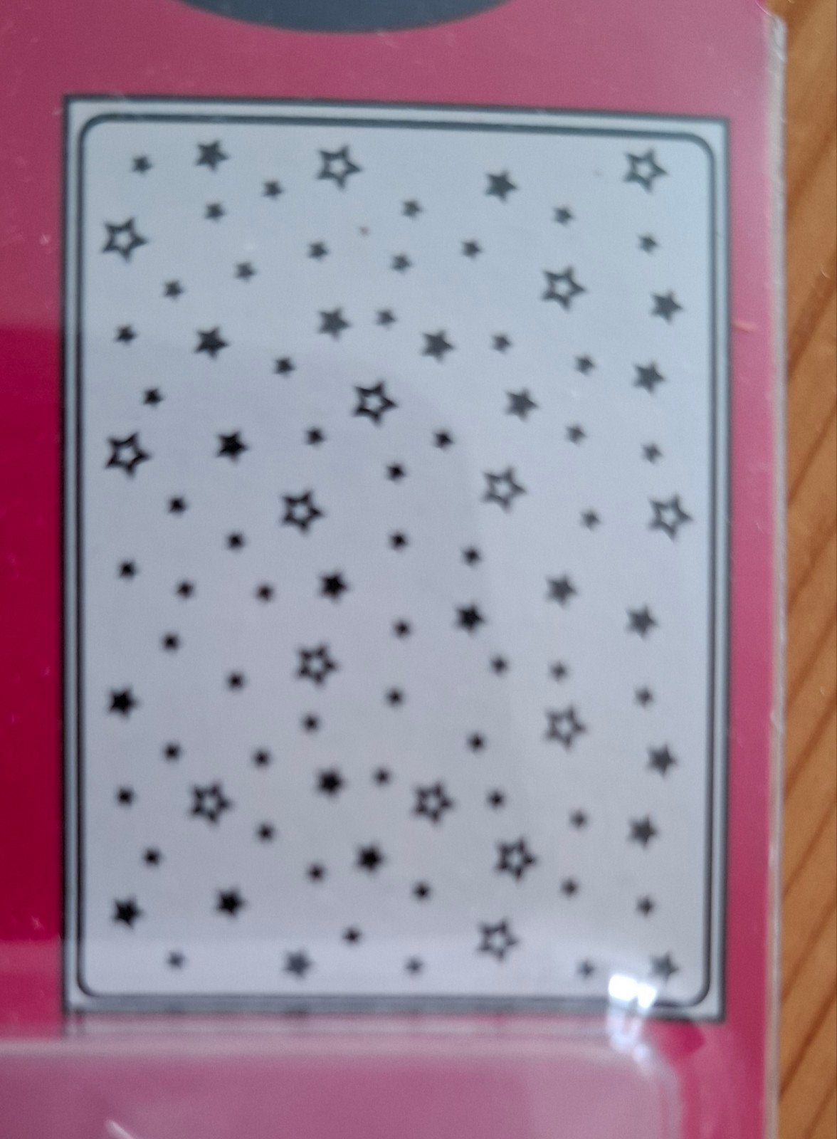 Nieuwe Grafts-Too Embossing Mal Sterrenpatroon, Ophalen, Nieuw