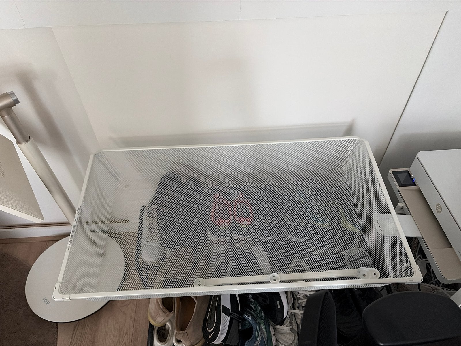 Pax Wit metalen mand, Huis en Inrichting, Ophalen, Gebruikt