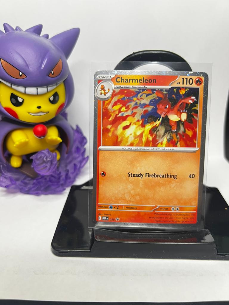 Charmeleon, Hobby en Vrije tijd, Verzamelkaartspellen | Pokémon, Ophalen of Verzenden, Zo goed als nieuw, Losse kaart, Foil
