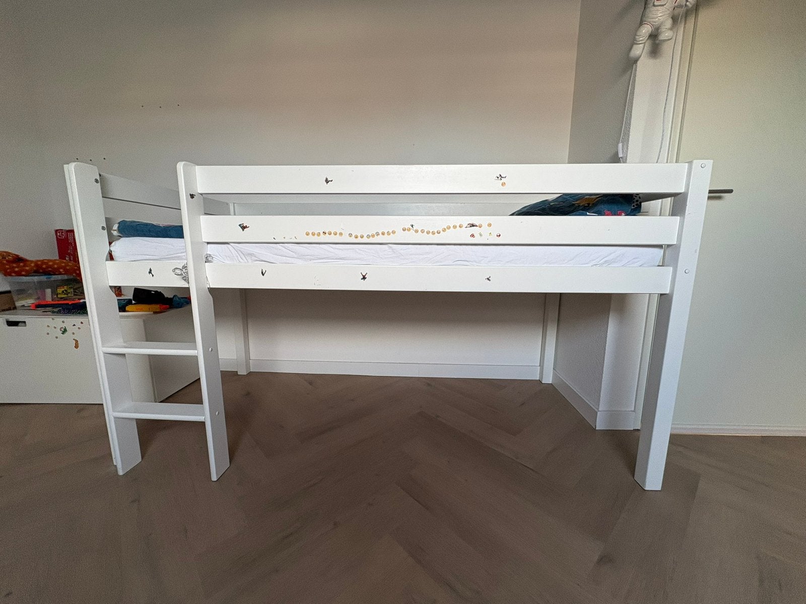 Hoogslaper - MDF- moet weg!!!, Ophalen, Gebruikt, Eenpersoons, 90 cm
