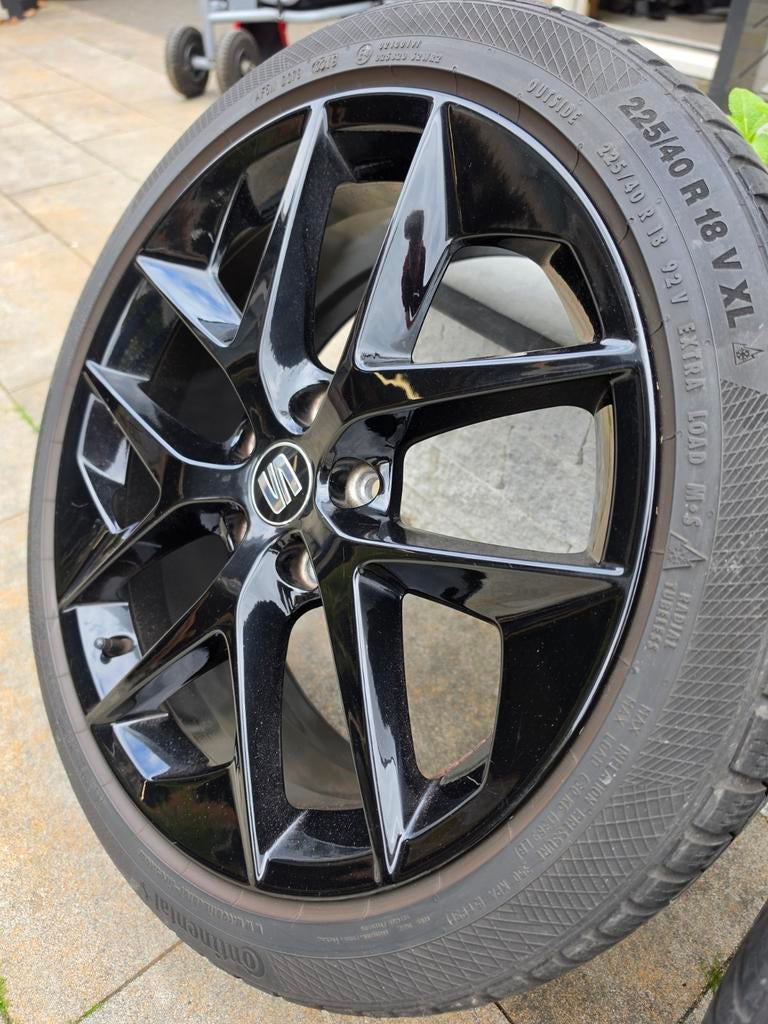 18 inch Seat zwarte velgen orgineel, Auto-onderdelen, Banden en Velgen, Ophalen, 18 inch, Gebruikt, Banden en Velgen