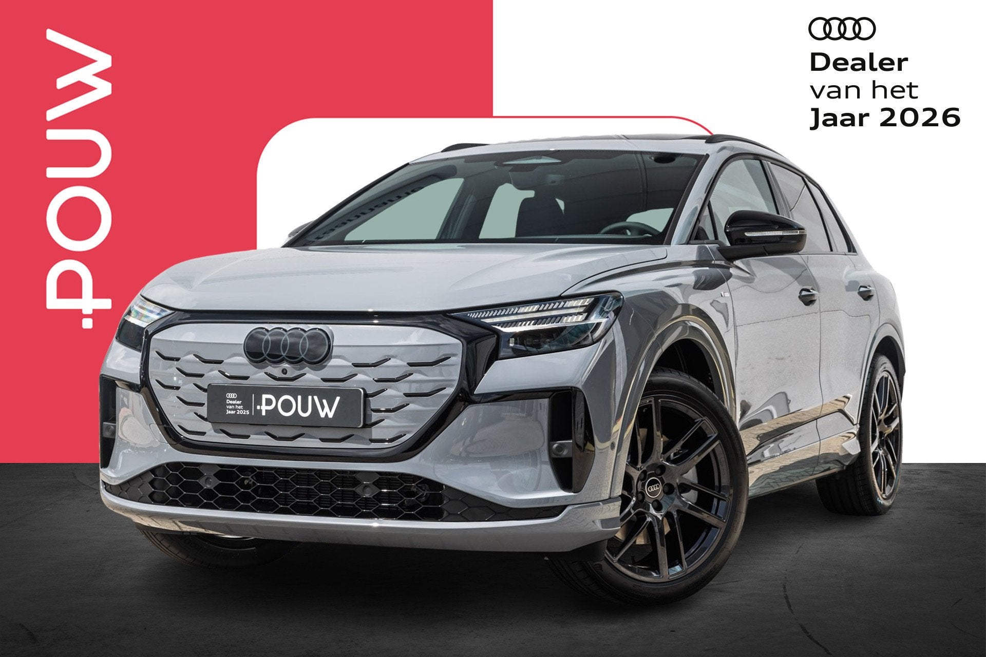 Audi Q4 e-tron S edition quattro 340pk performance 82 kWh |, Auto's, Audi, Bedrijf, Te koop, Q4 e-tron, 360° camera, 4x4, Achteruitrijcamera