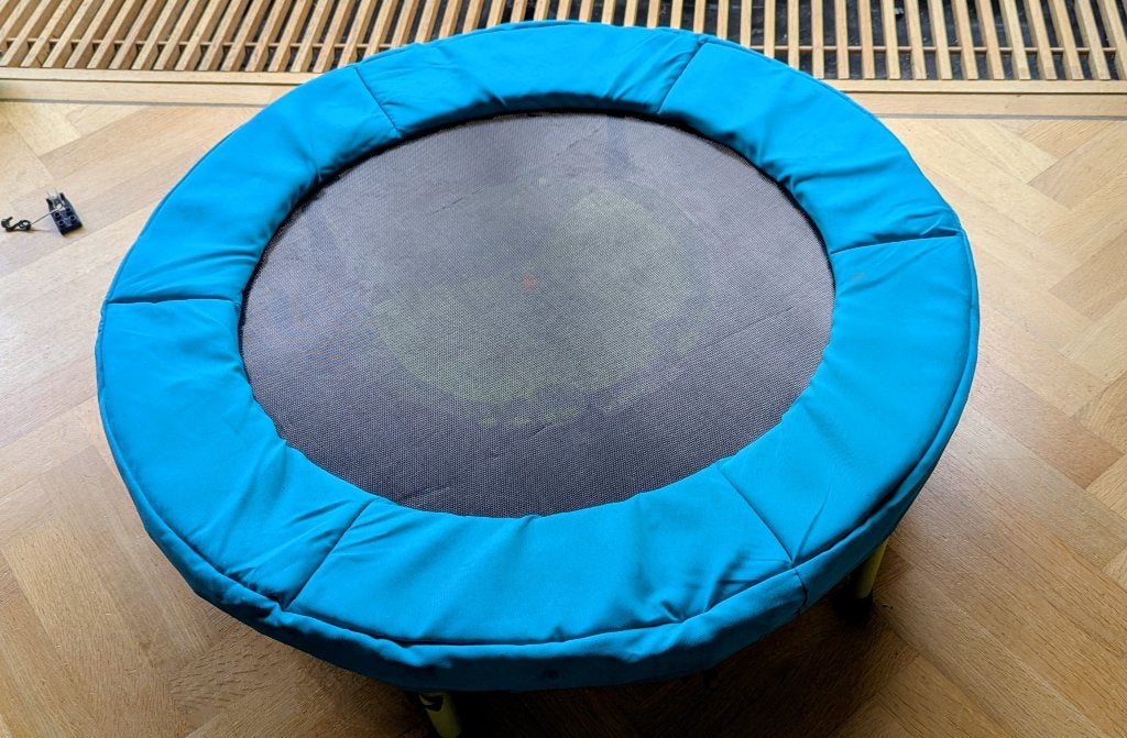 Trampoline dianeter 90-100 cm, Ophalen, Zo goed als nieuw