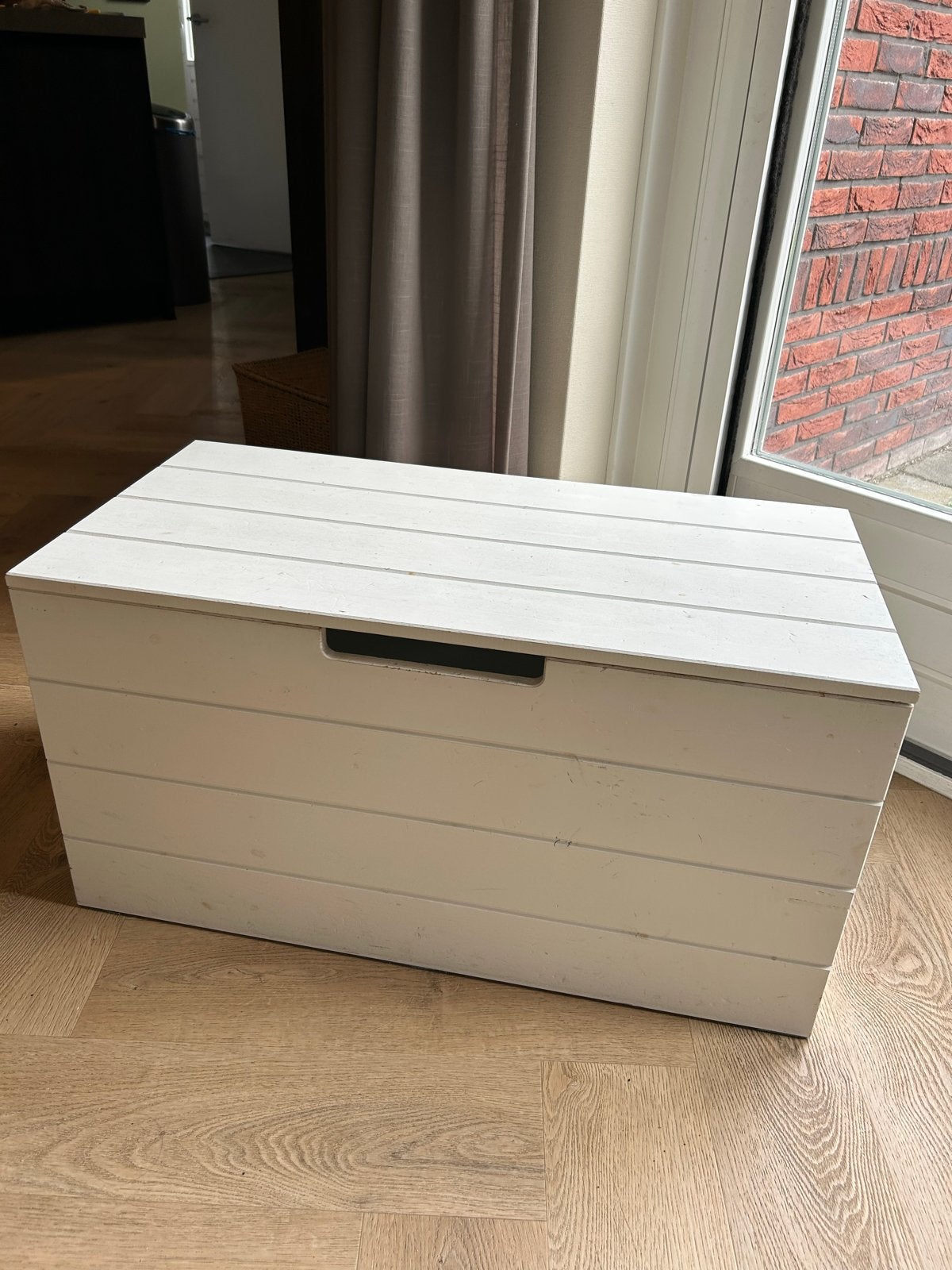 Witte speelgoedkist - 0,40 x 0,80 x 0,40, Huis en Inrichting, Woonaccessoires | Kisten, Ophalen, Gebruikt, Minder dan 50 cm, 75 tot 100 cm