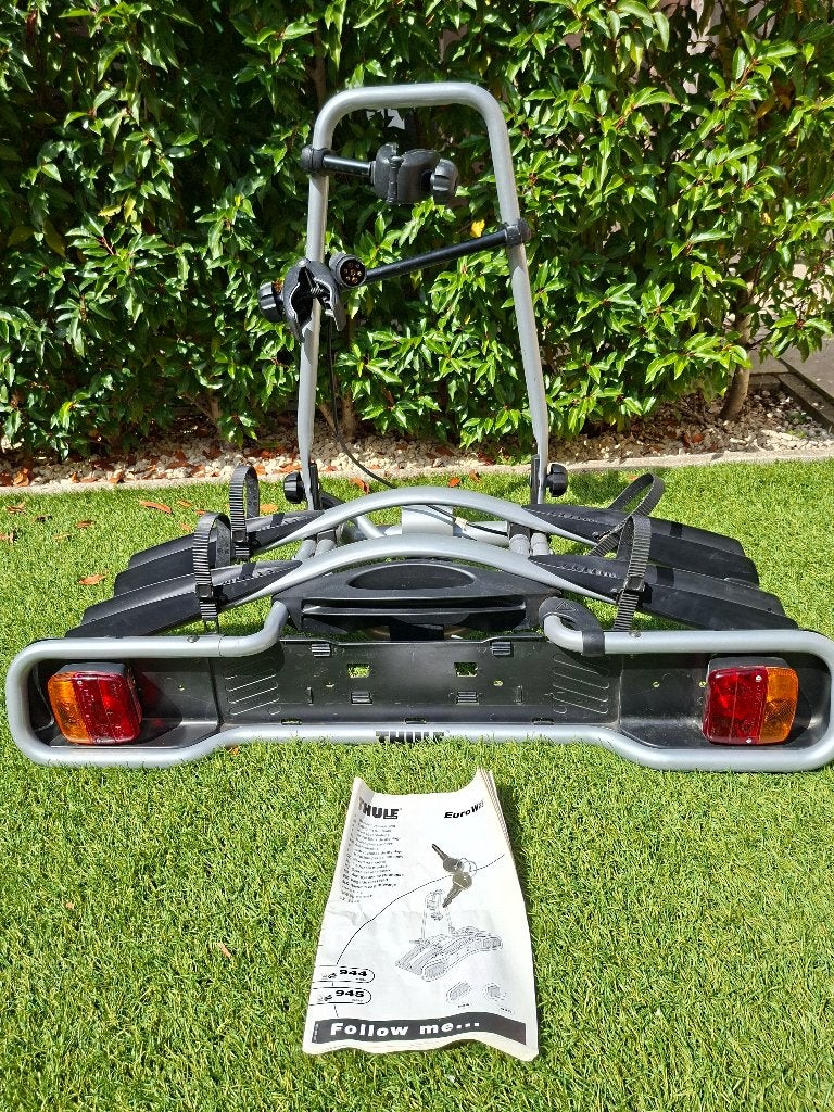 Fietsendrager Thule EuroWay 945 voor 2 fietsen, Ophalen, 2 fietsen, Gebruikt, Trekhaakdrager