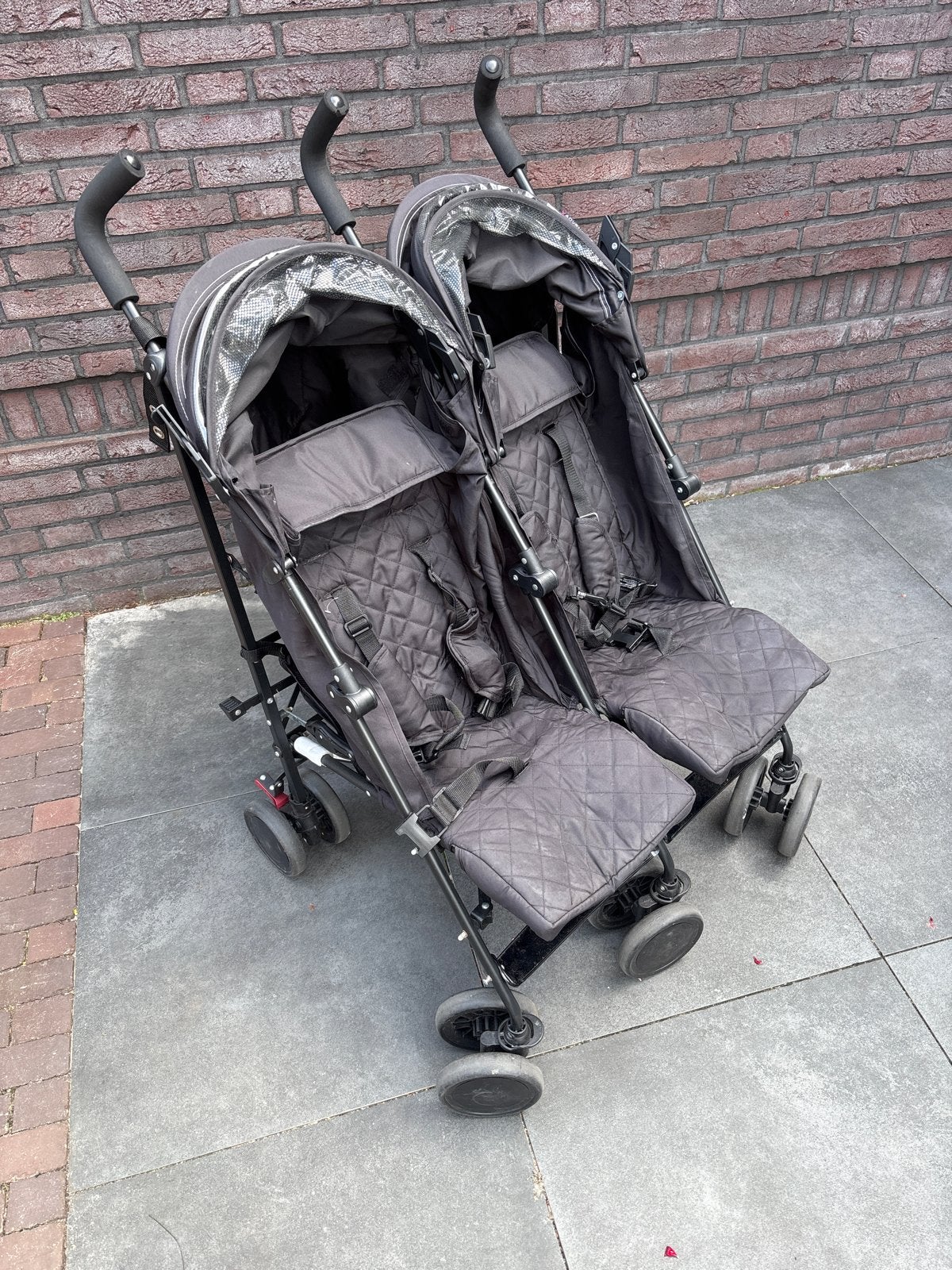 X-Adventure Duowagen - Handige en Compacte Tweelingbuggy, Gebruikt, Duowagen, Ophalen, Kinderwagen