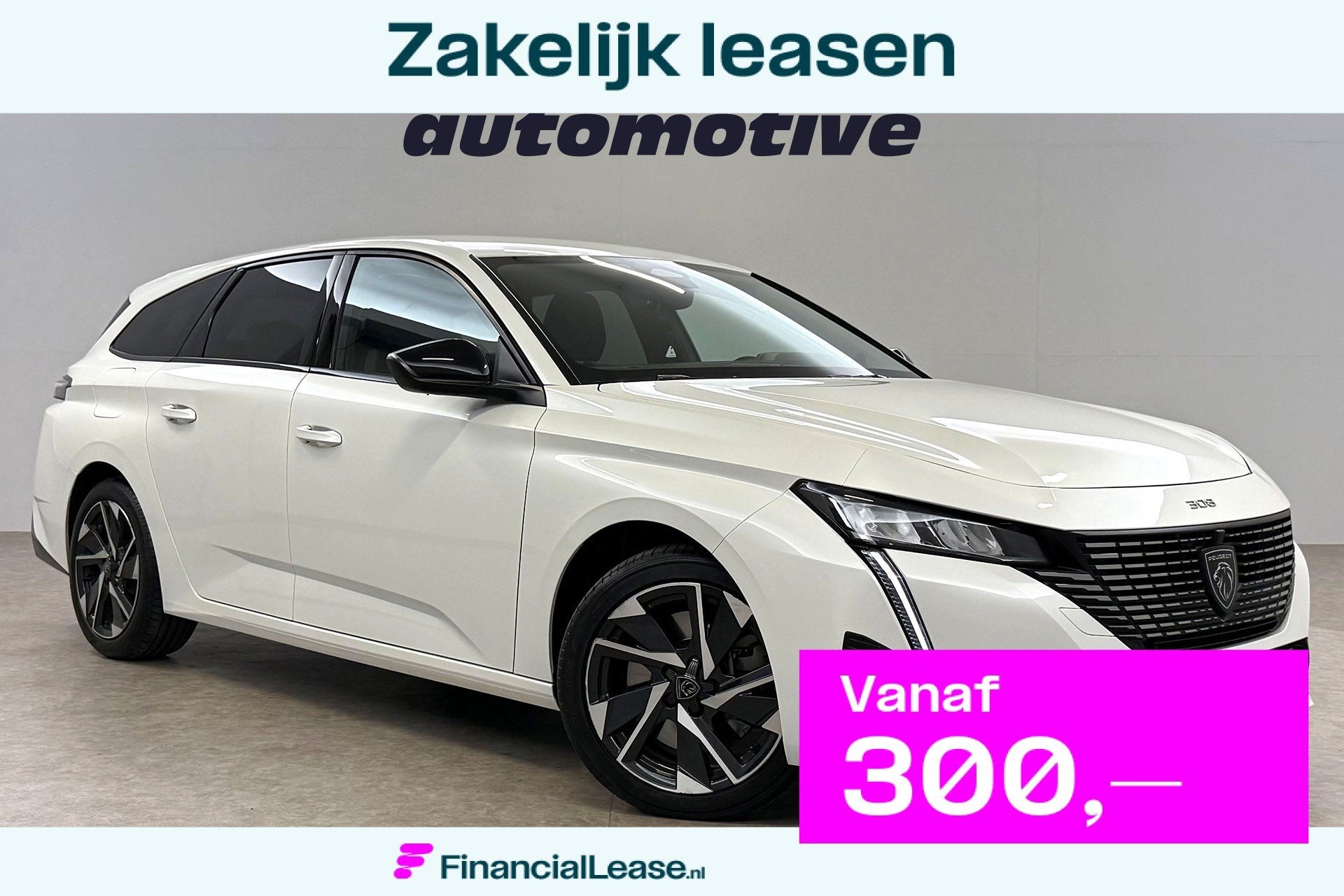 Peugeot 308 1.6 HYbrid Allure Pack Business | Camera | Virtu, Gebruikt, Euro 6, 4 cilinders, Wit